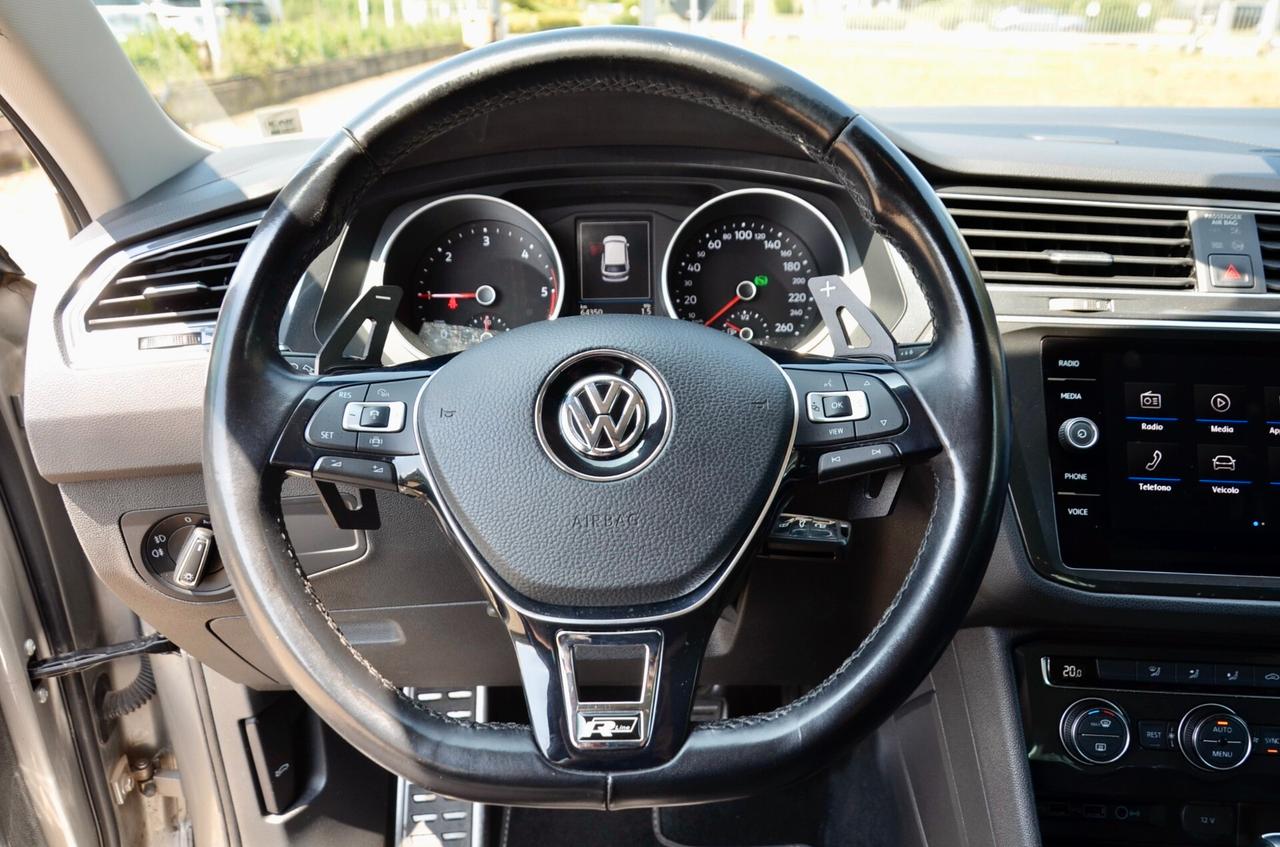 VOLKSWAGEN TIGUAN 2.0 TDI ADVANCED R-LINE 150cv DSG, UFF ITALIANA, EURO 6D, FARI LED, APPLE ANDROID, PERMUTE