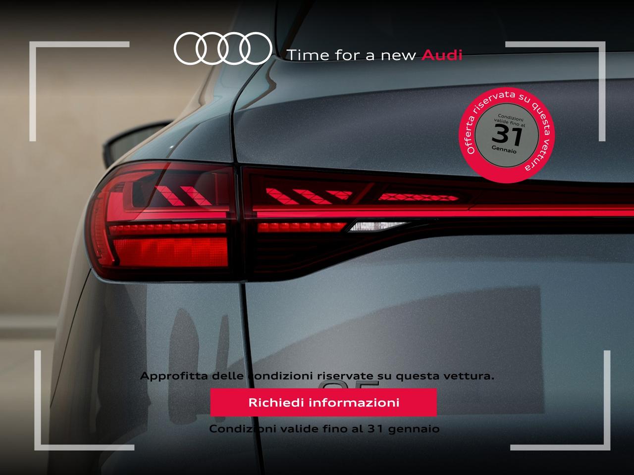 Audi Q5 sportback 2.0 tdi mhev+ s line edition quattro 204cv s-tronic