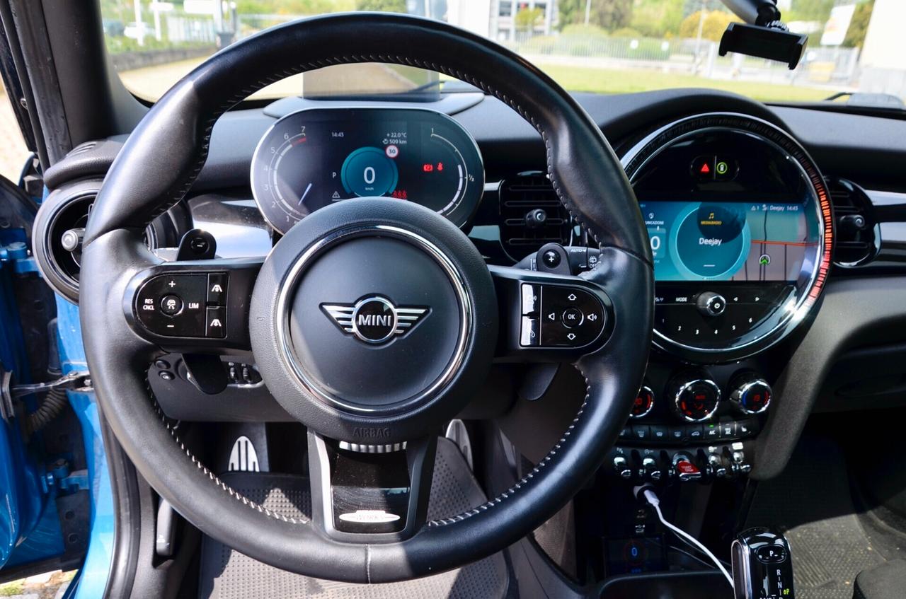 MINI COOPER S 5p 2.0 JCW 178cv AUTO, UNICOPROPRIETARIO, EURO 6D, UFF ITALIANA, TETTO, FARI LED, RETROCAMERA, HEAD-UP DISPLAY, PERMUTE