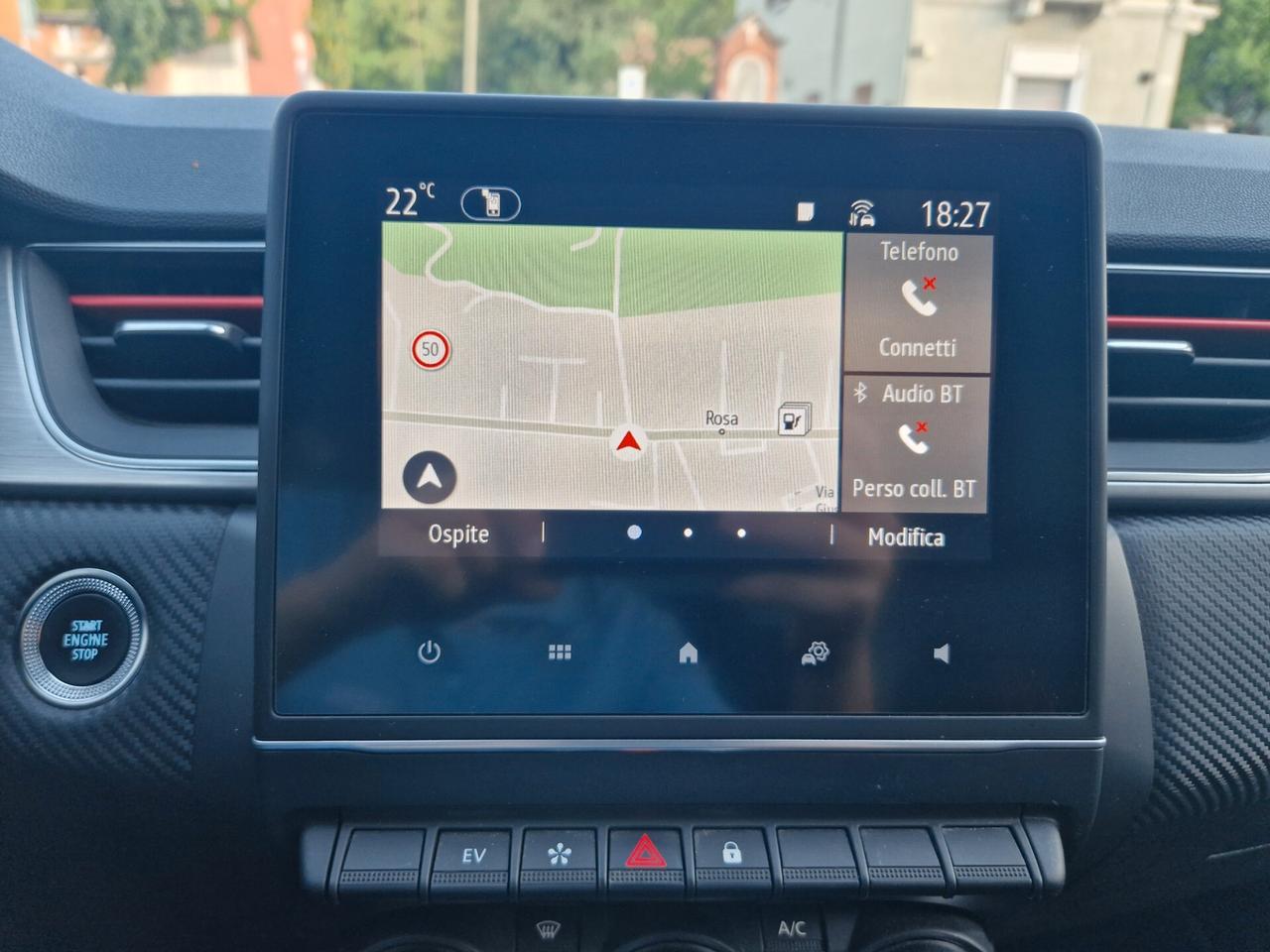 Renault Captur 1.6 145CV "45.300 km" RS-line, Bicolore, Carplay, Sensori