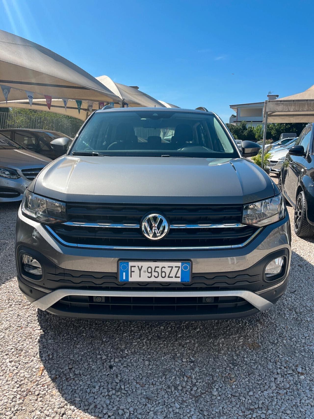 Volkswagen T-Cross 1000 BENZINA 95 CV KM CERTIFICATI UNICO PROPRIETARIO