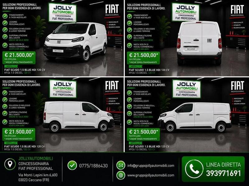 FIAT Scudo Fiat Scudo Blue Hdi 1.5 diesel 120 cv offerta Iva 22% esclusa