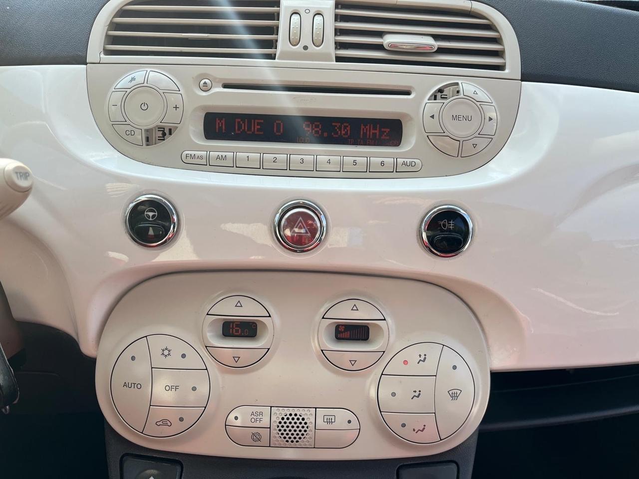 Fiat 500 1.3 mat/95 cv lounge-km 139000-2012