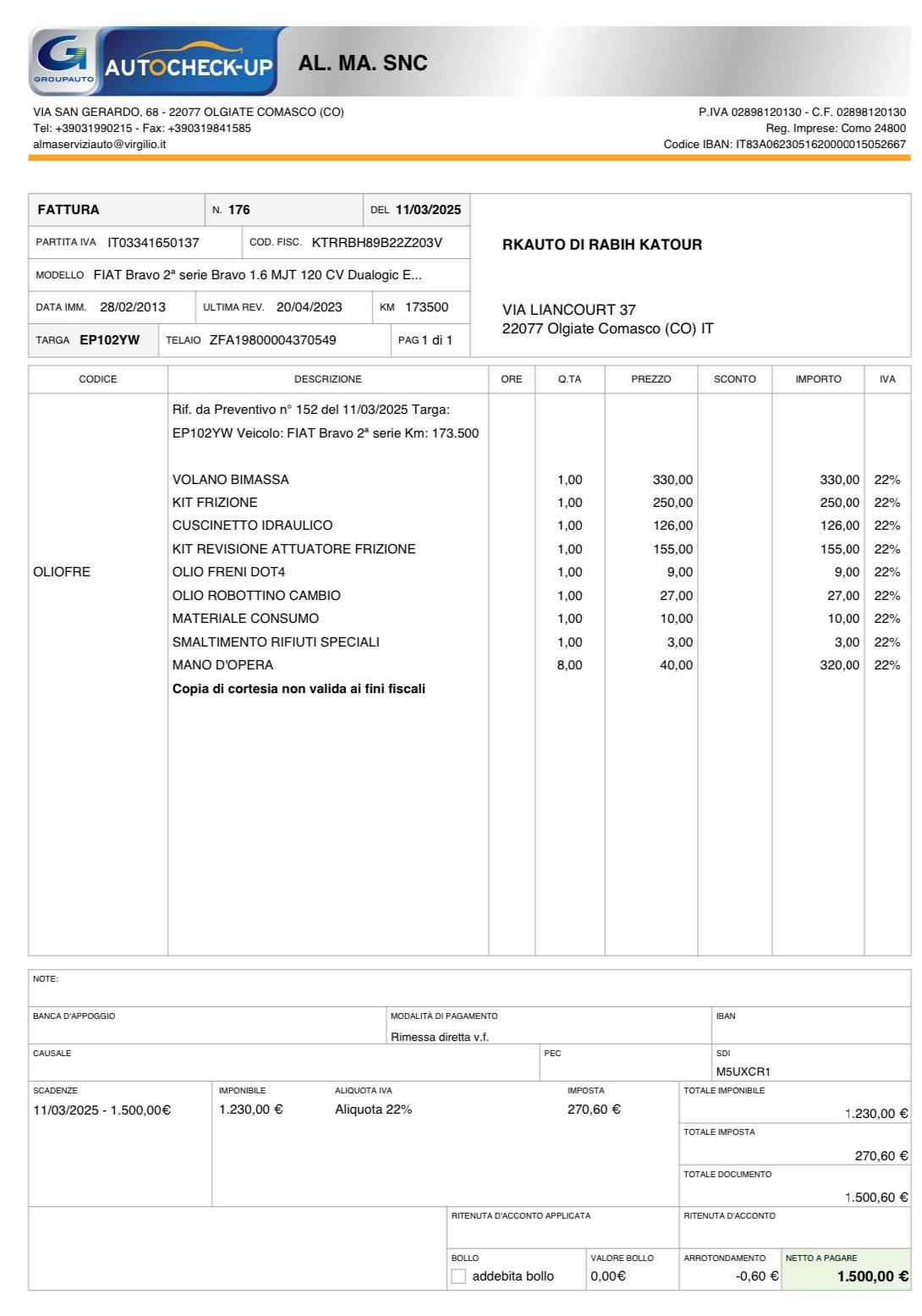 Fiat Bravo 1.6 MJT 120 CV DPF Dualogic Easy