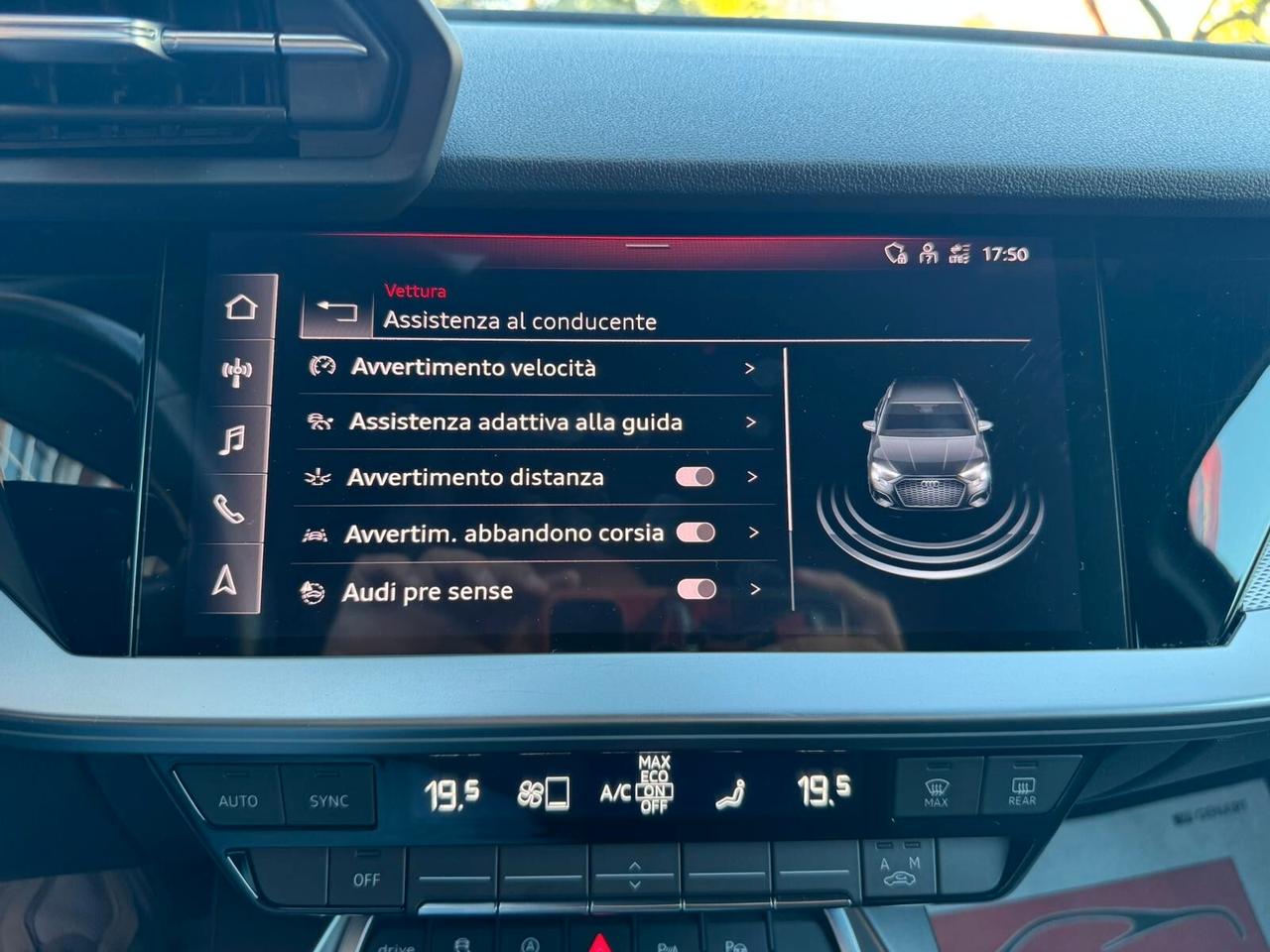 Audi A3 Sportback 30 1.5 g-tron 131cv S line edition s-tronic