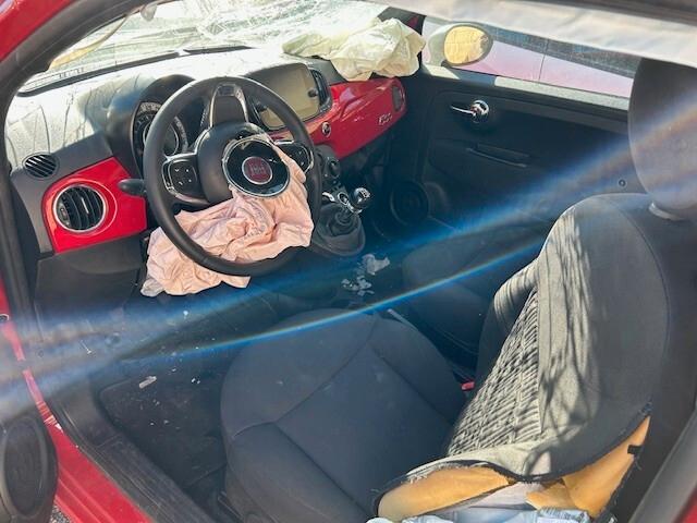 Fiat 500 1.0 Hybrid incidentata