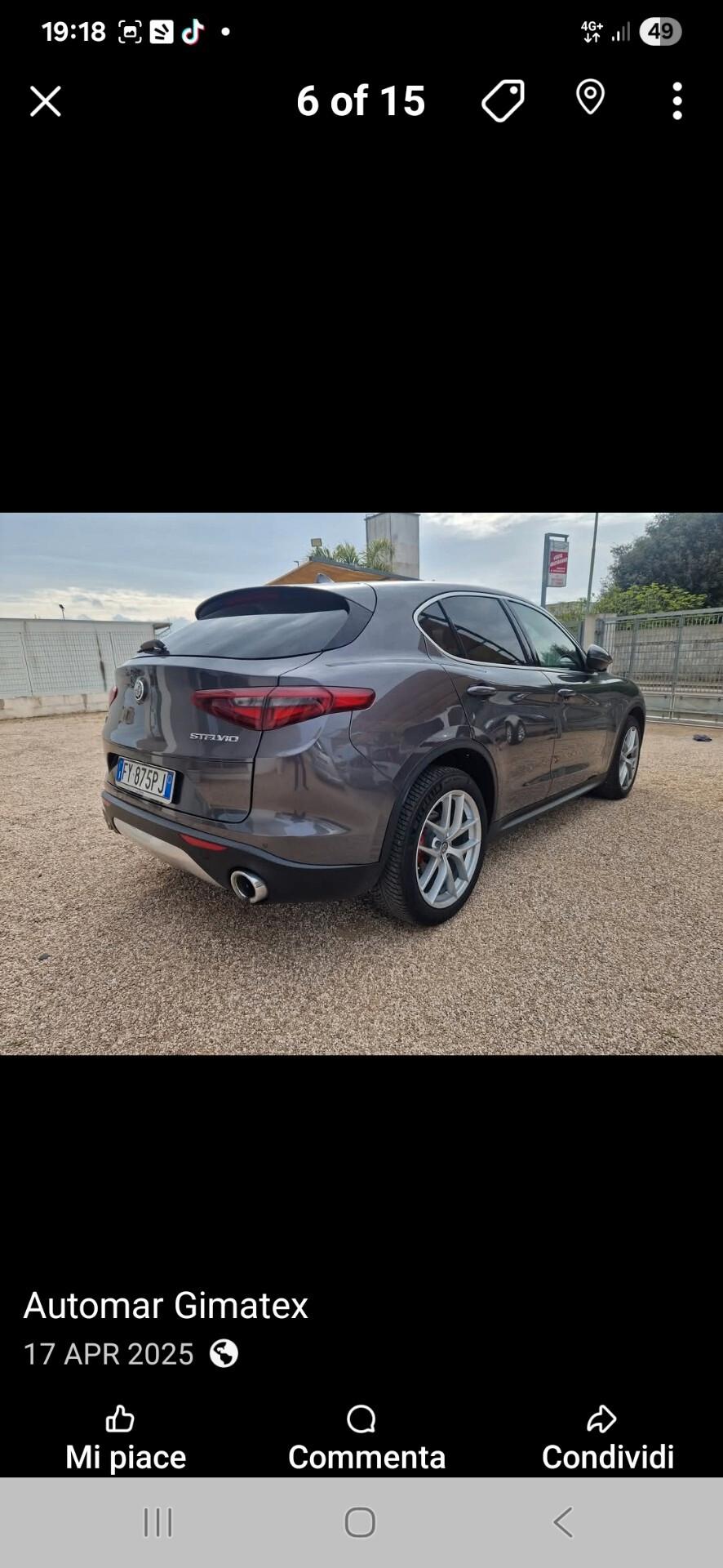 Alfa Romeo Stelvio 2.2 Turbodiesel 210 CV AT8 Q4 Veloce