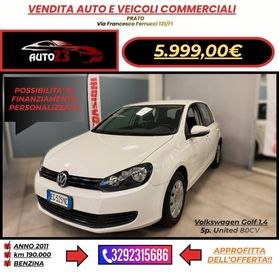 Volkswagen Golf 1.4 5p. United 80CV Ok Neopatentati