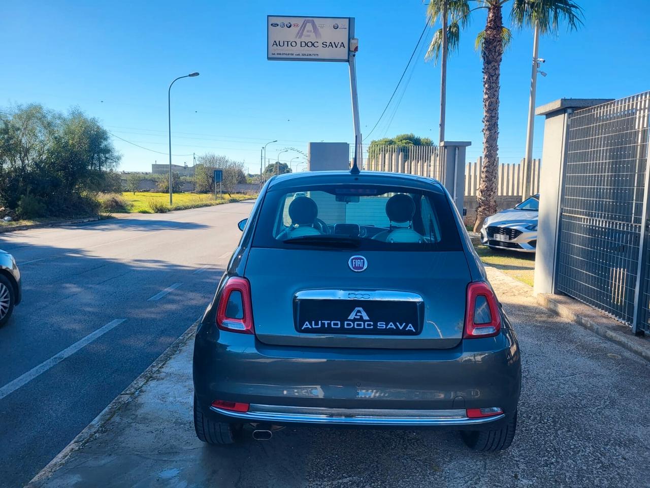 Fiat 500 1.2 Lounge+Tetto+Navy+Clima Automatico...