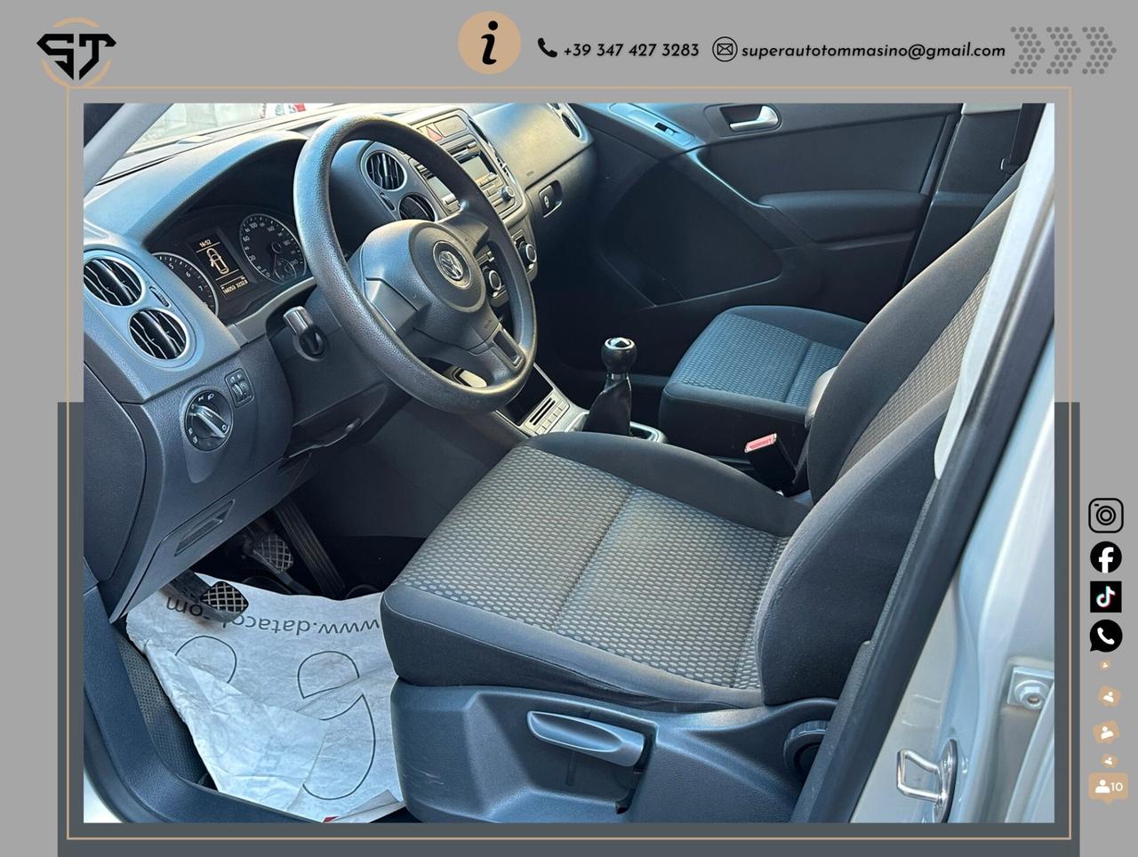 Volkswagen Tiguan 1.4 TSI Trasportabile in Italia