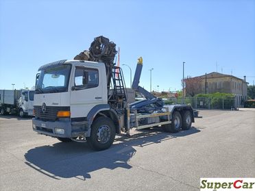 MERCEDES-BENZ ATEGO 1828 gancio scarrabile, gru e polipo