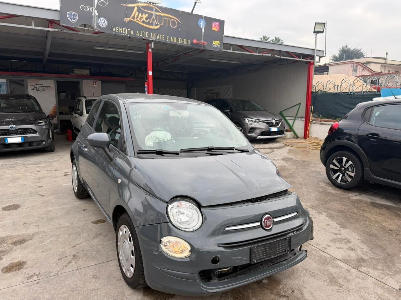 Fiat 500 1.2 sinistrato - 2019
