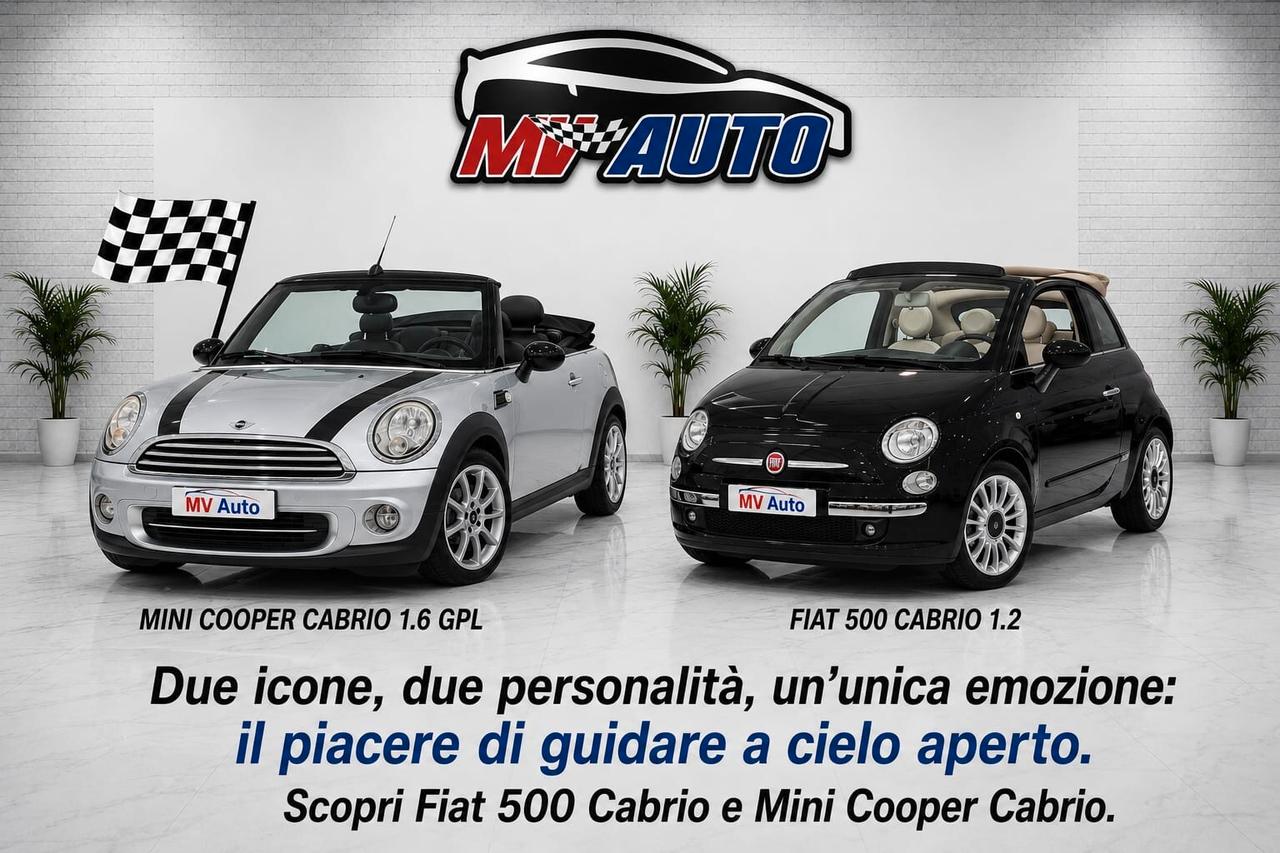Fiat 500 & Mini Cooper due icone Cabrio
