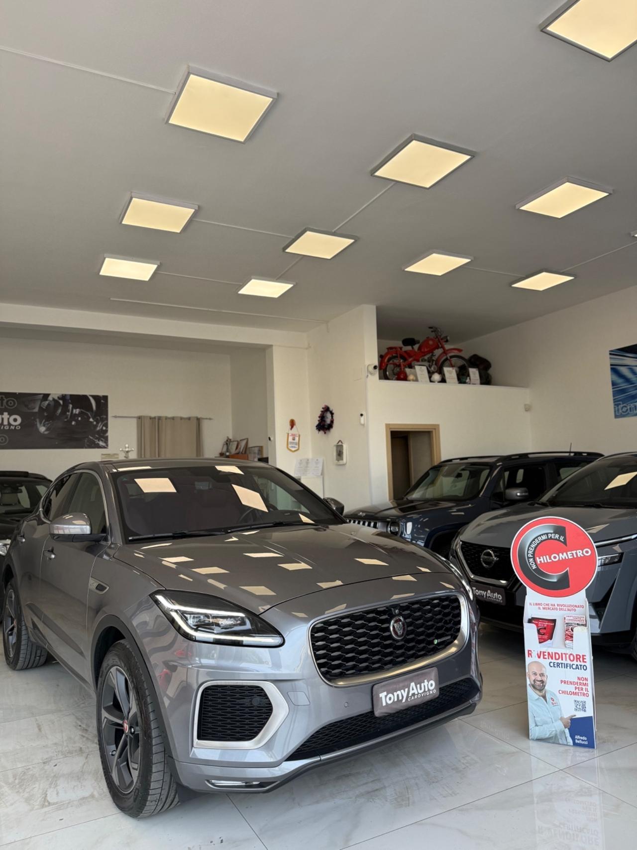 Jaguar E-Pace mhev R-Dynamic 204cv VIRTUAL COCKPIT.TELECAMERA 360*,NAVI,APPLE CARPLAY,INTERNI PELLE CARTIER
