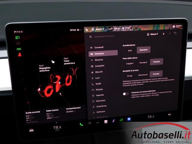 TESLA Model Y SINGLE MOTOR RWD 300CV AUTOMATICA 'GARANZIA TOTALE