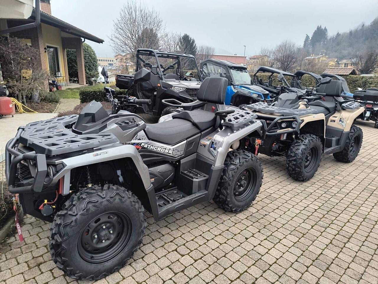 QUAD AODES ODES 850 PATHCROSS TARGA GIALLA