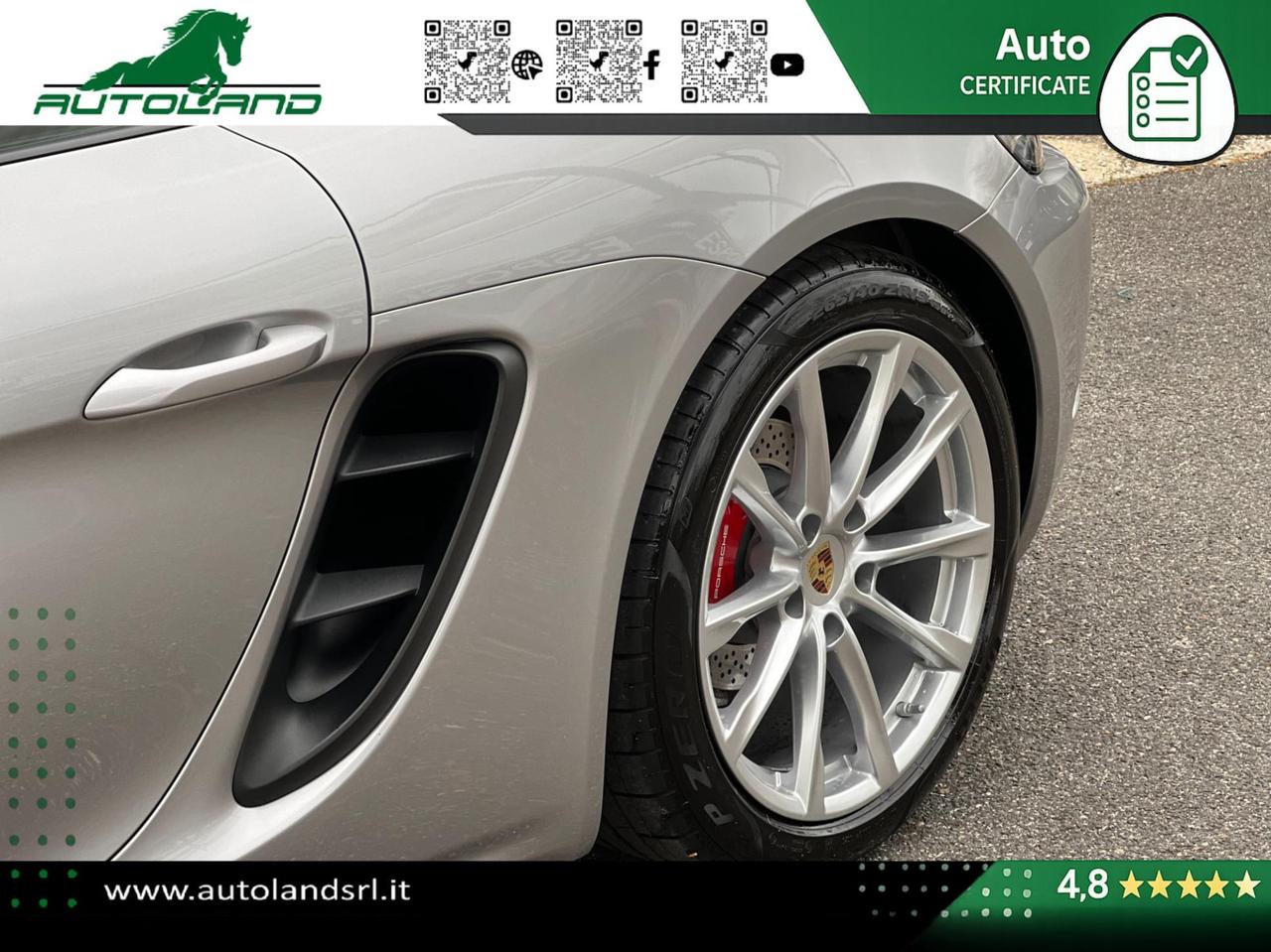 Porsche 718 Cayman 2.0 300cv pdk UNIPRO UFFICIALE