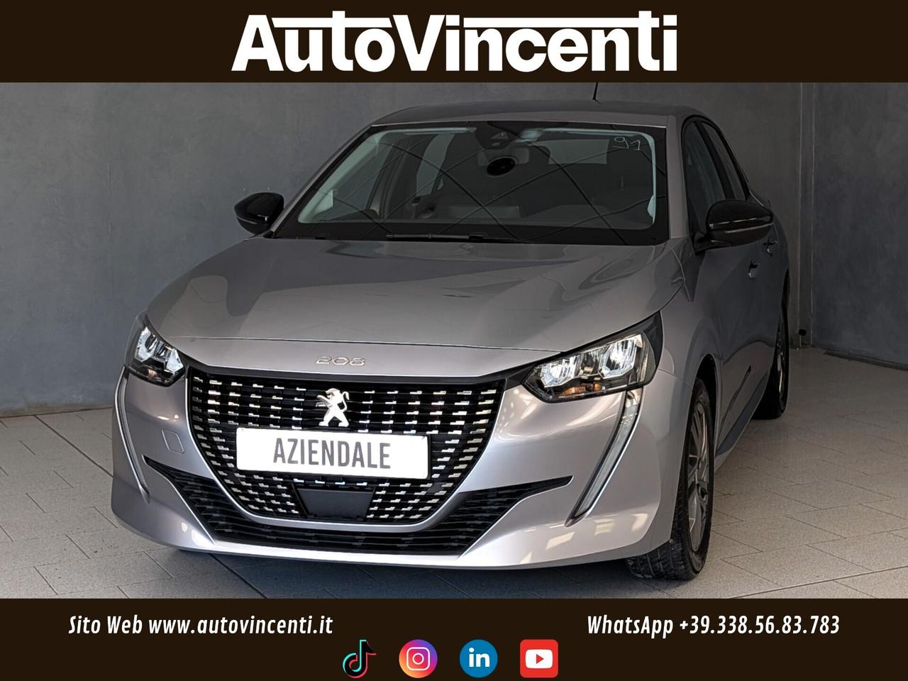 PEUGEOT 208 PURETECH 100 CV 5 PORTE ACTIVE PACK