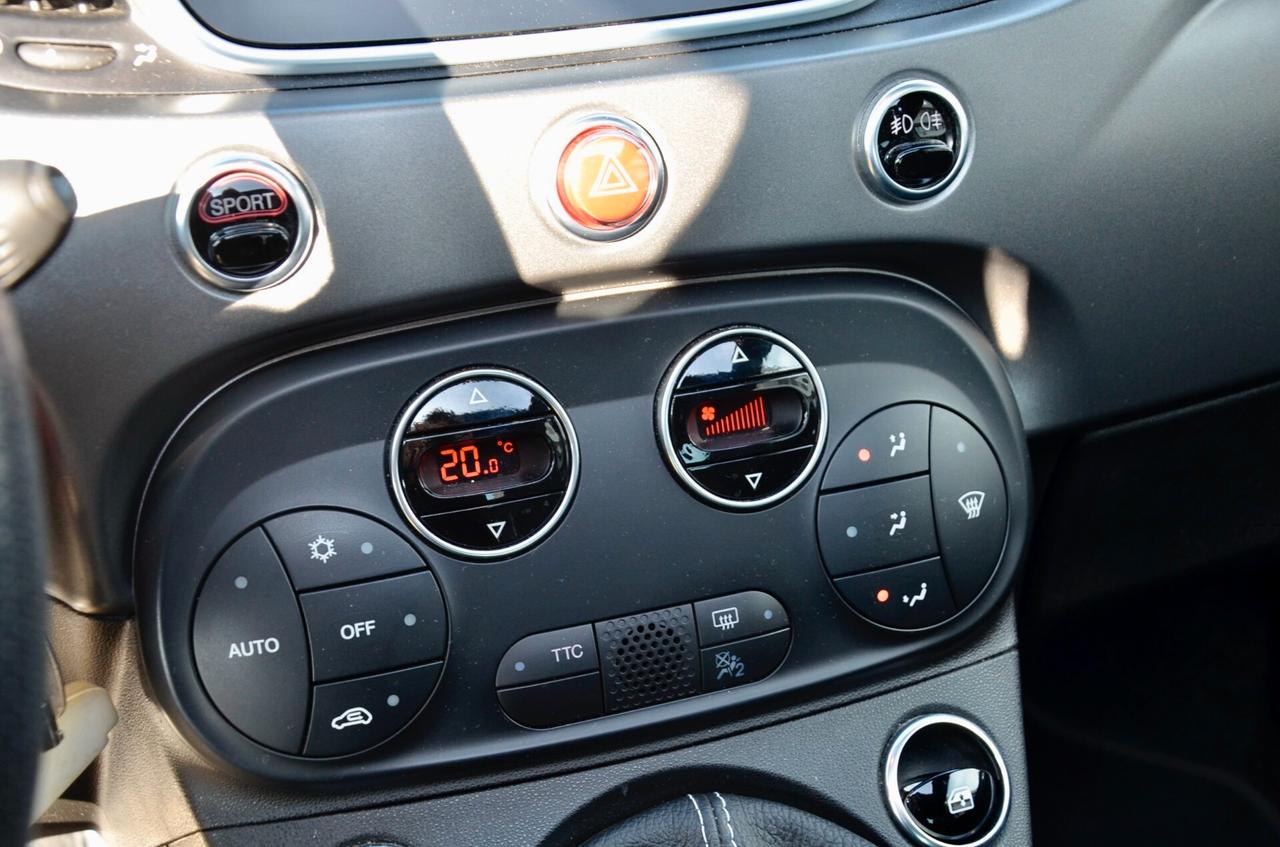 ABARTH 595 1.4 TURBO T-JET 160cv PISTA, UNICOPROPRIETARIO, ORIGINALE, MAI MODIFICATA, TETTO, UFF ITALIANA