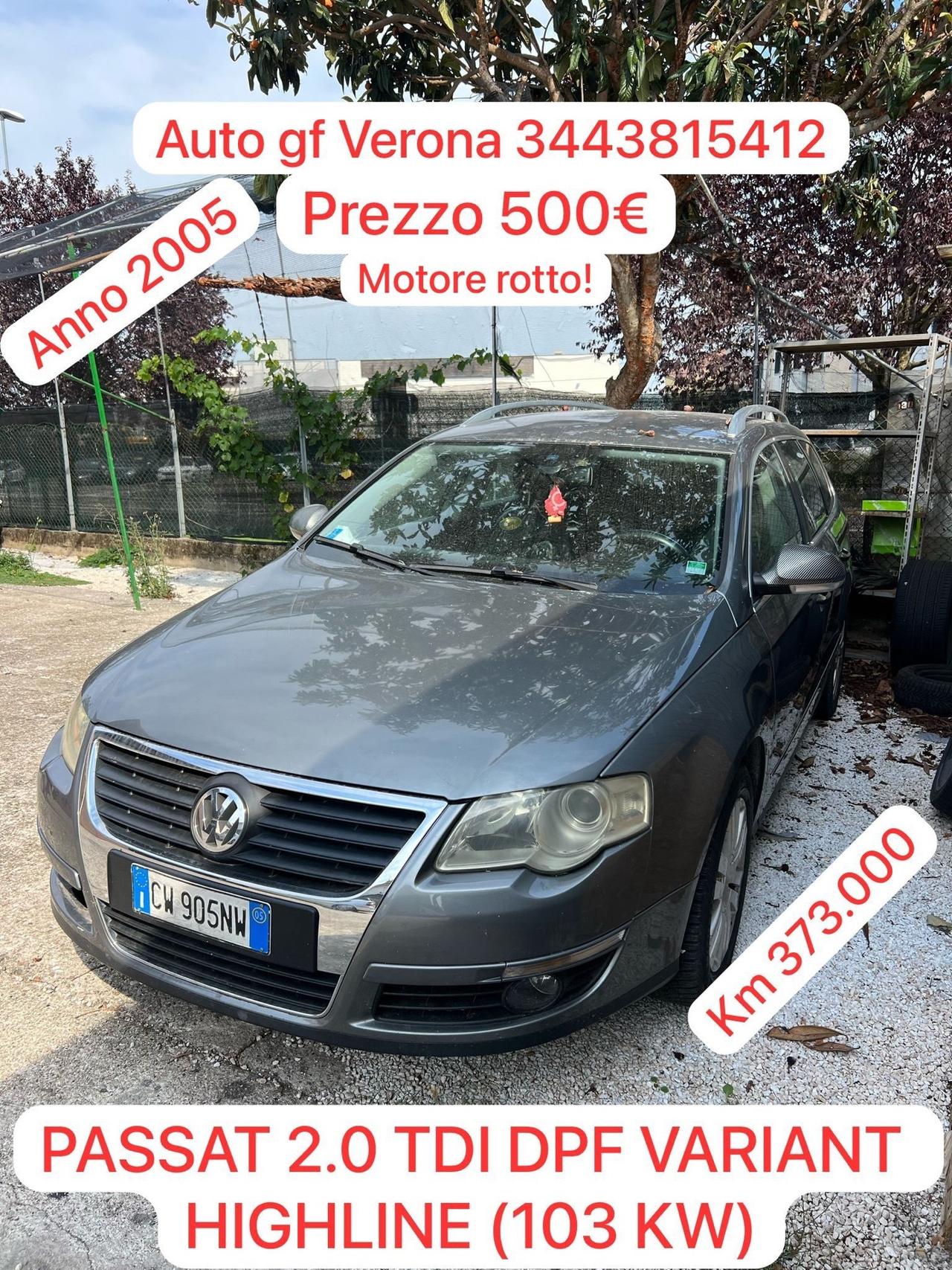 Volkswagen Passat 2.0 TDI cat Var. Business DPF