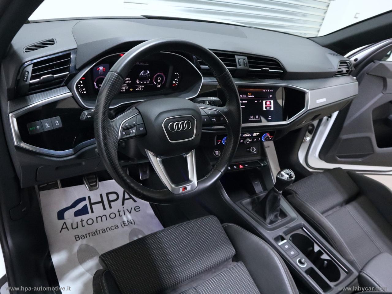 AUDI Q3 2.0TDI S-line TETTO LED MATRIX PELLE RETROCAMERA