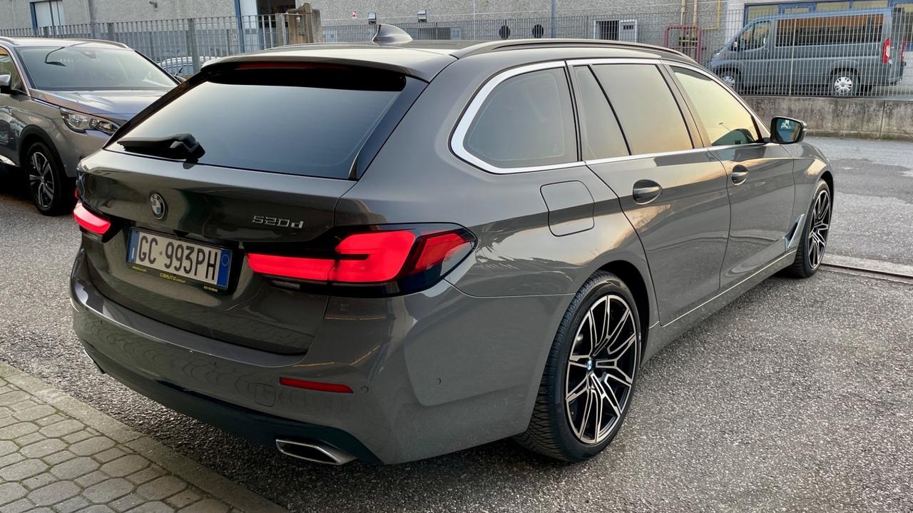 Bmw 520 520d 48V Touring Luxury sport pelle