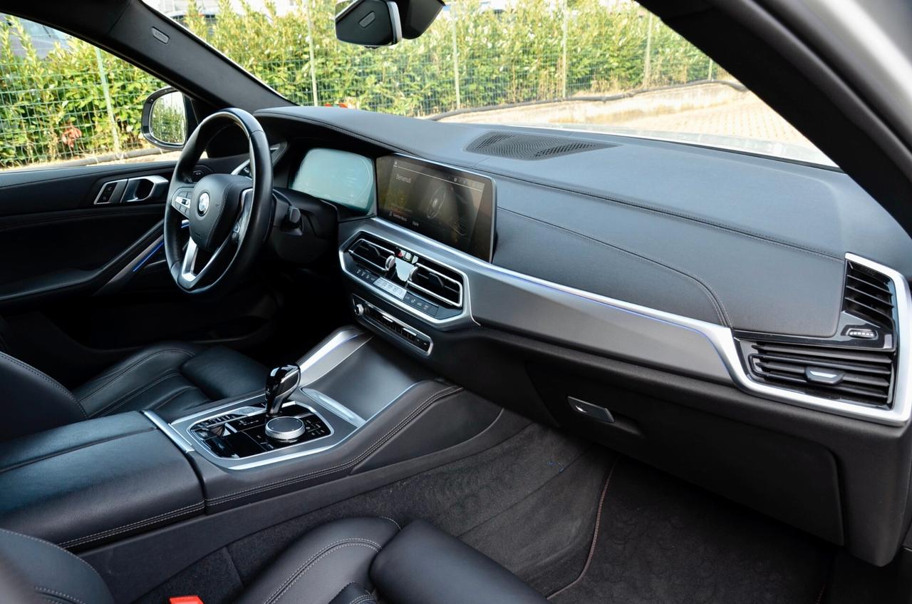 BMW X6 XDRIVE30d MHEV 48V XLINE 286cv AUTO, GARANZIA UFF BMW, UNICOPROPRIETARIO, SERVICE BMW, UFF ITALIANA, 22", EURO 6D, PERMUTE