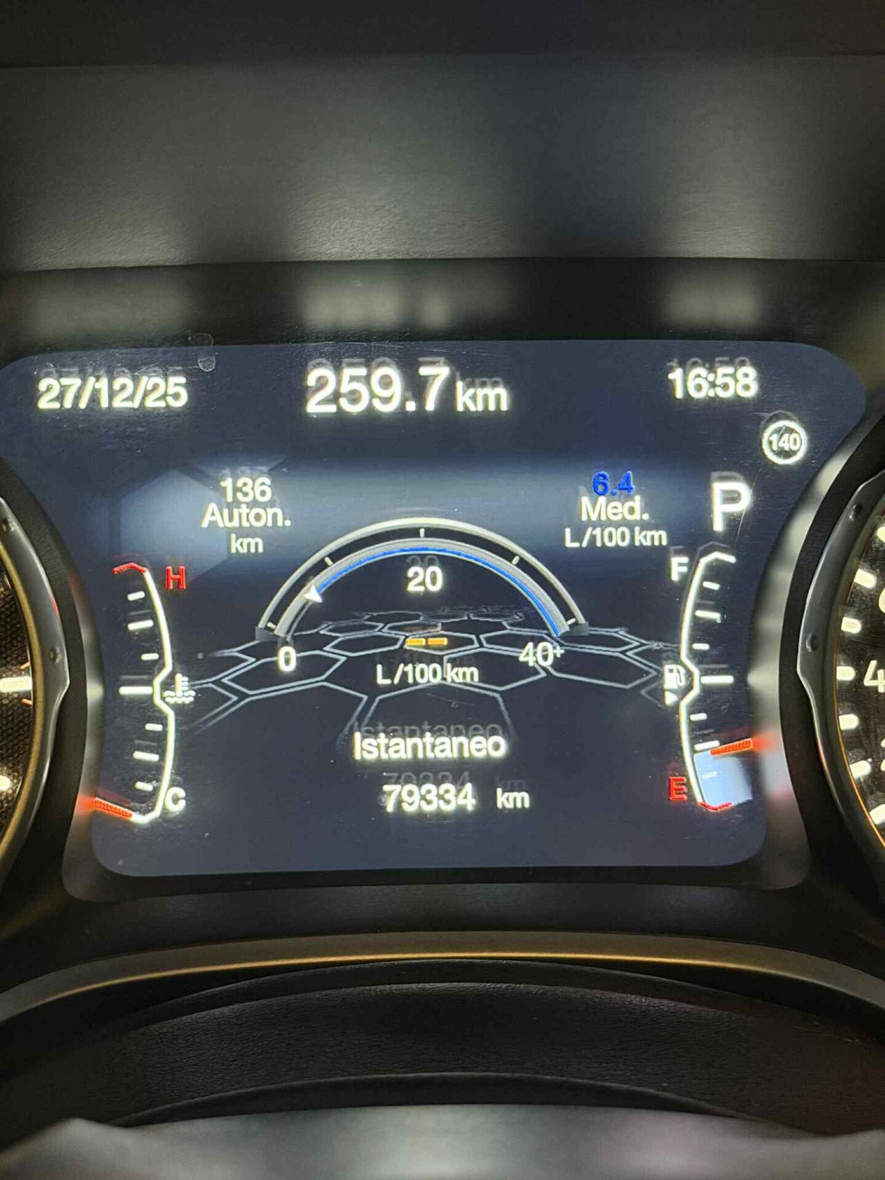 Jeep Compass SOLO 79.000 KM 2.0 Mtj 140cv AUTOMATICA 4WD Limited