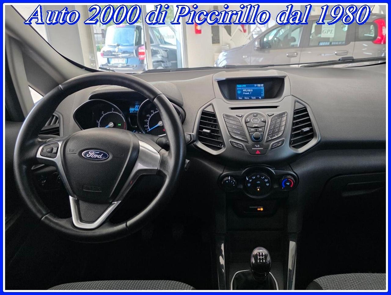 Ford EcoSport 1500 TDCi km tutti Certificati
