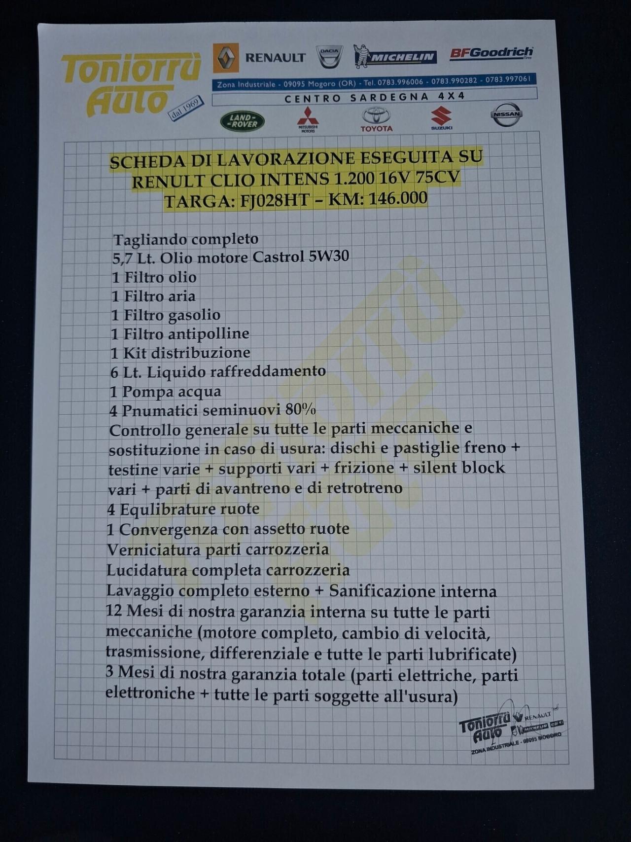RENAULT Clio Intens 1.200 16v 75cv Km146.000