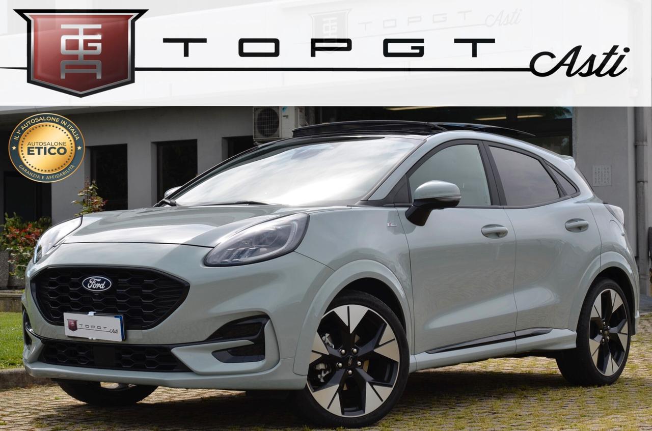 FORD PUMA 1.0 ECOBOOST MHEV ST-LINE X 125cv AUTO, GARANZIA UFF FORD, UNICOPROP, UFF ITALIANA, EURO 6E, TETTO, MATRIX, HI-FI B&O, 19", RETROCAMERA, PERMUTE