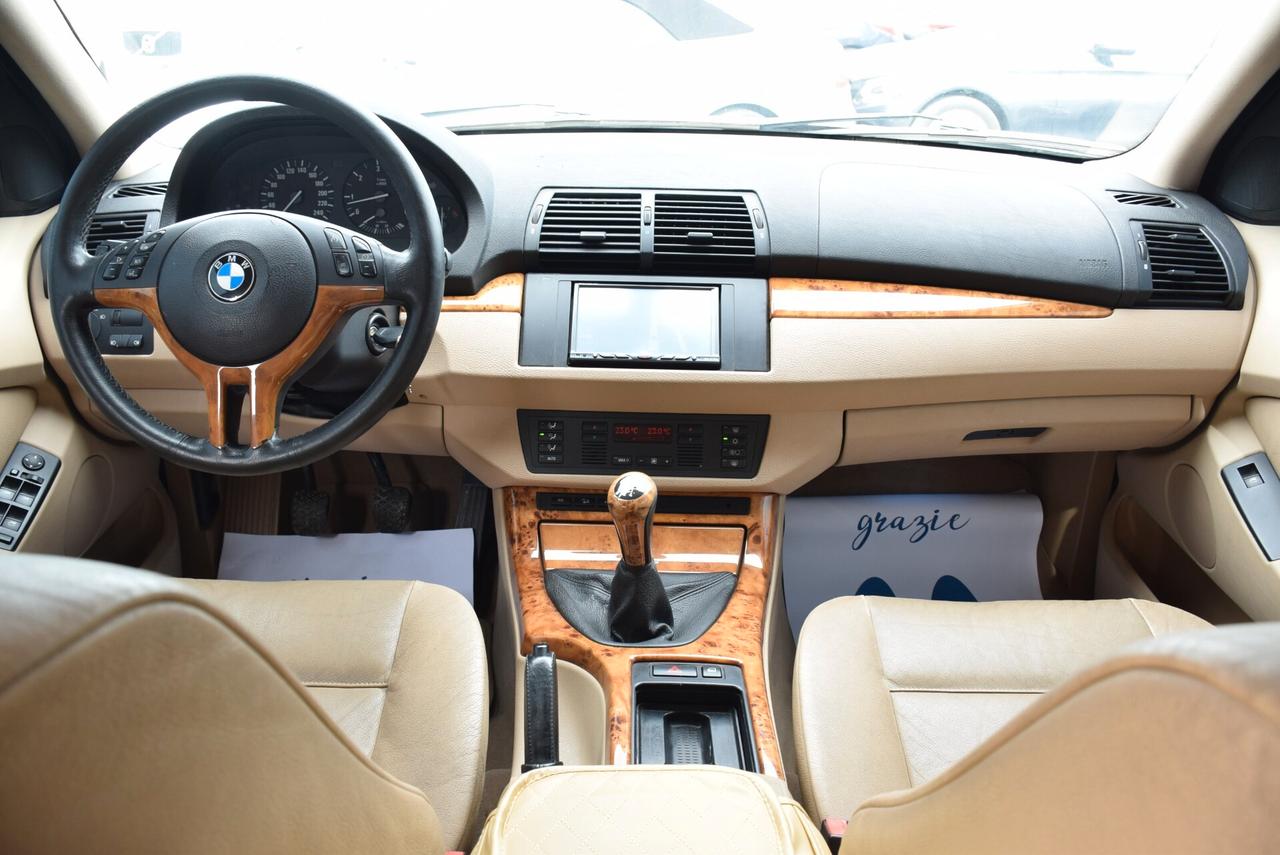 Bmw X5 3.0d 5m GANCIO TRAINO-NAVI-SENSORI-PELLE FULL