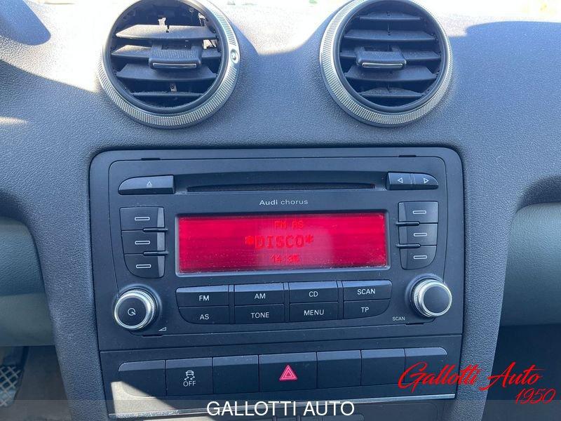 Audi A3 Sportback 1.6 tdi Attraction 90cv