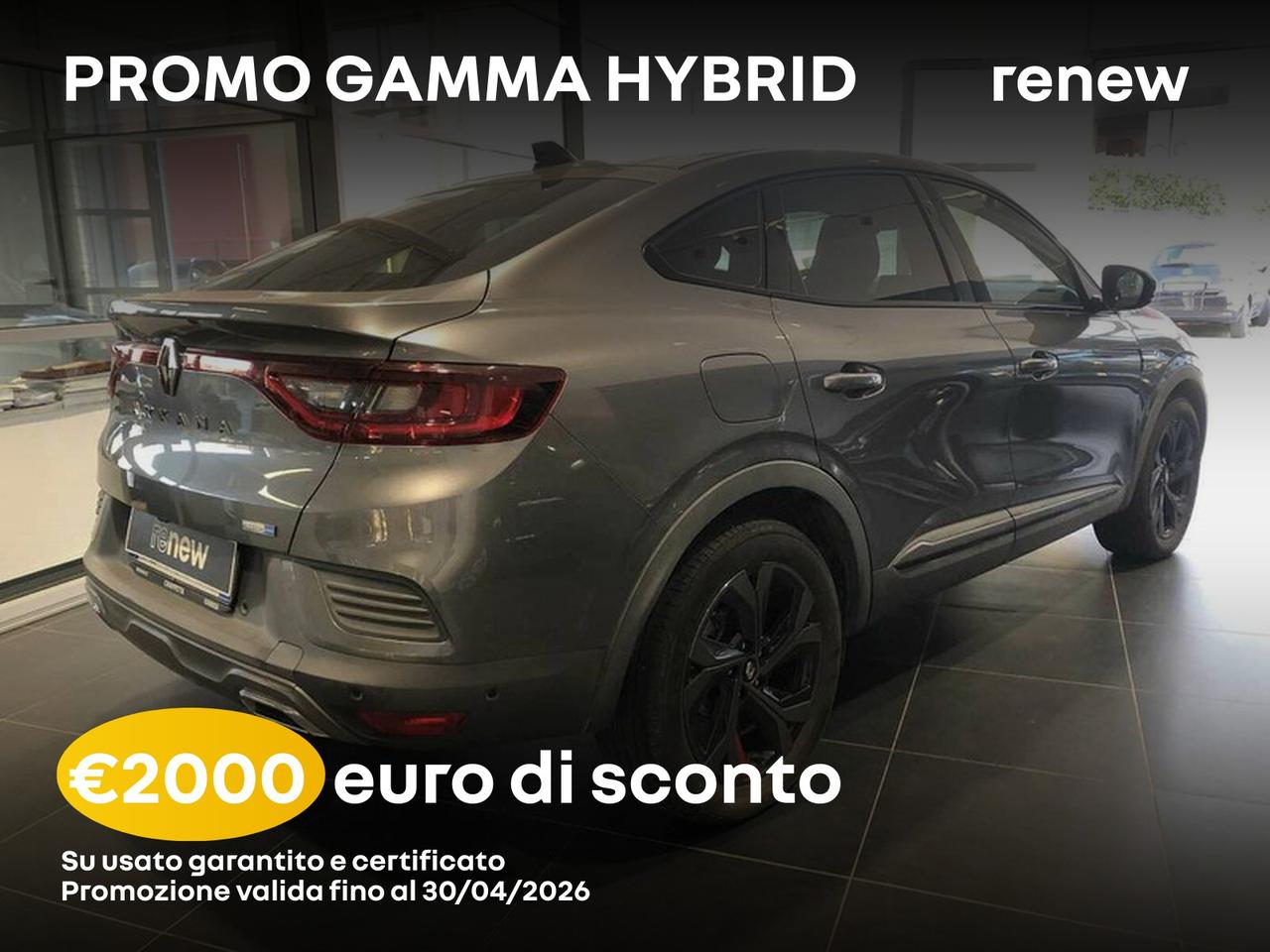 Renault Arkana 1.6 e-tech full hybrid r.s. line 145cv