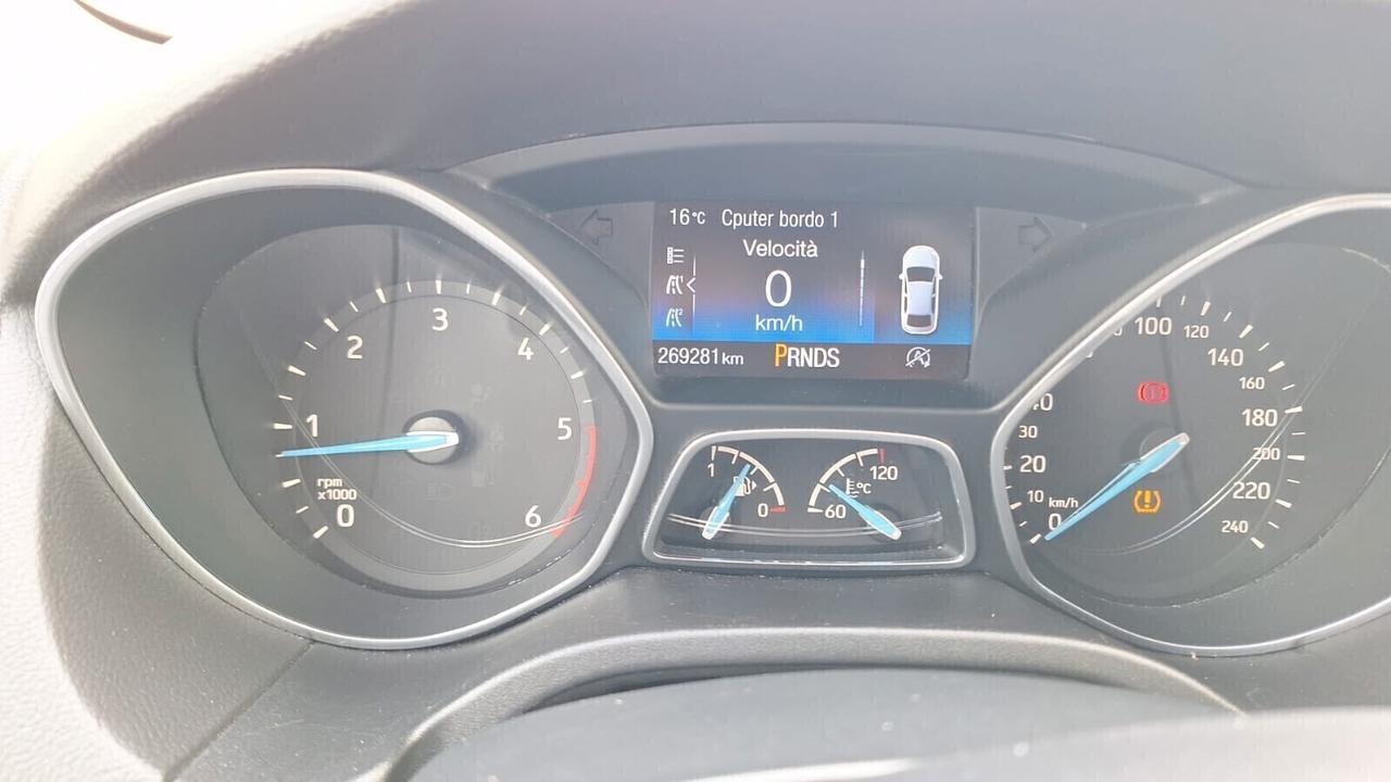 Ford Focus 1.5 TDCi 120 CV SW AUTOCARRO 4 posti N1 2017