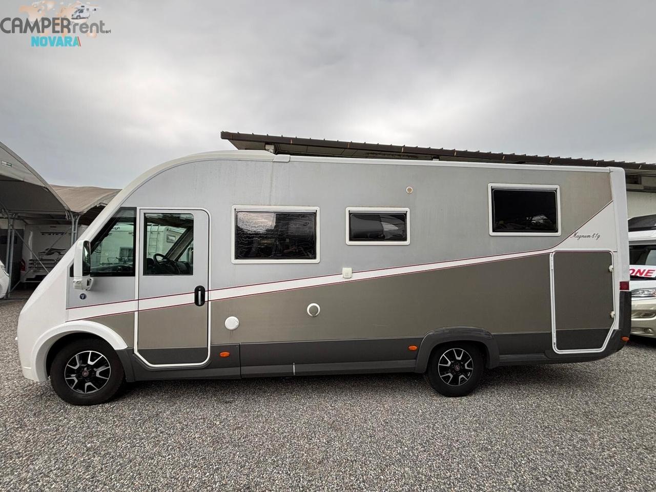 ELNAGH MAGNUM 81G - motorhome con letto nautico in coda e maxi garage