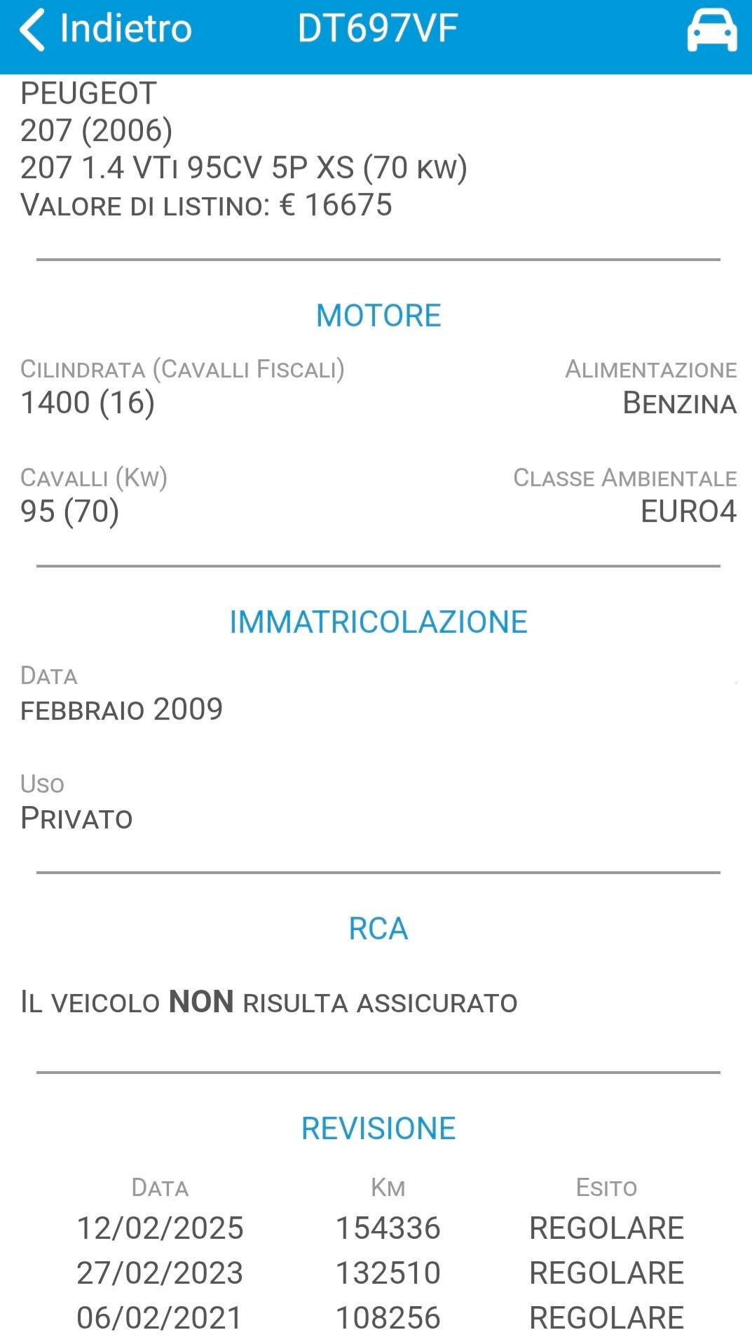 Peugeot 207 1.4 8V 75CV 5p. X Line Neopatentati