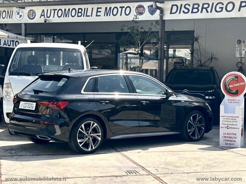 AUDI A3 SPB 35 TDI S tronic S line edition KM 11.000