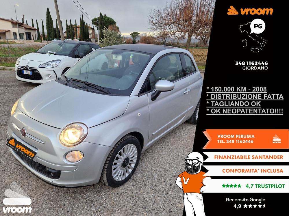 FIAT 500 1.2 69cv Lounge 2008 NEOPATENTATO