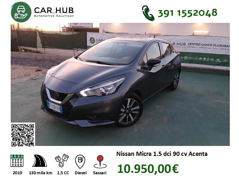 Nissan Micra 1.5 dCi 90 5 porte Acenta