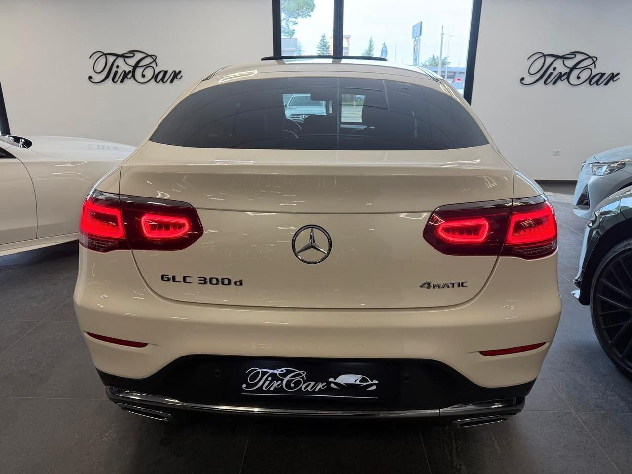 MERCEDES GLC 300D CUOPE' PREMIUM 4MATIC 2.0 245CV TETTO PELLE NAVI ANNO 2021