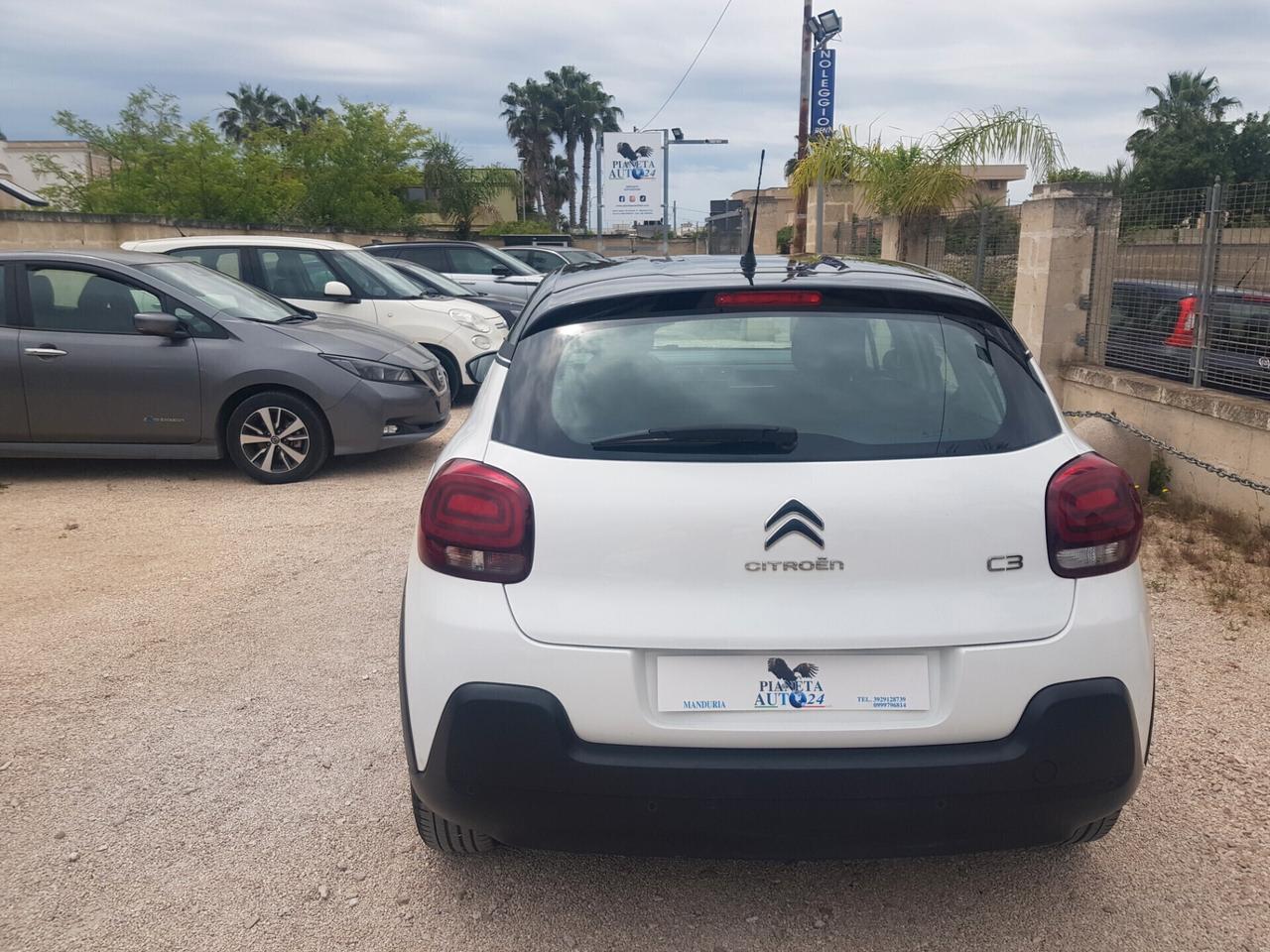 Citroen C3 1.2 PureTech 83cv Navy Led Sensori Park