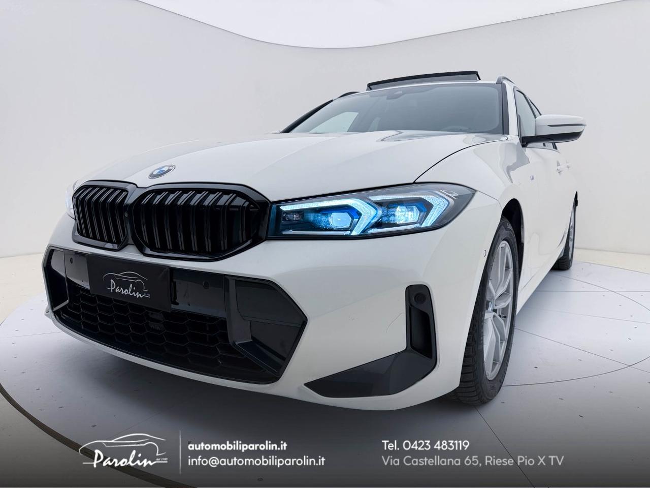 BMW 320 d Touring mhev 48V xdrive MSport Tetto-Gancio-Pelle-Winter-360°