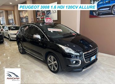 Peugeot 3008 1.6 HDI 120CV **TETTO**PARI AL NUOVO