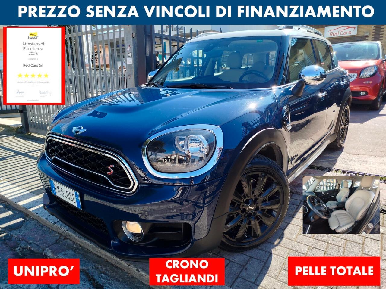 MINI COOPER S COUNTRYMAN 192 CV CRONO TAGLIANDI UNIPRO'*PREZZO VERO*