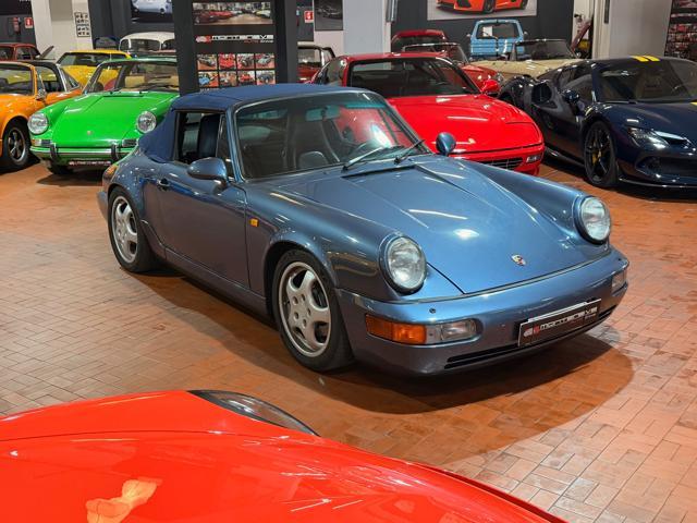 PORSCHE 964 Cabrio-Baltic Blu-Pelle Blu-Capote Blu