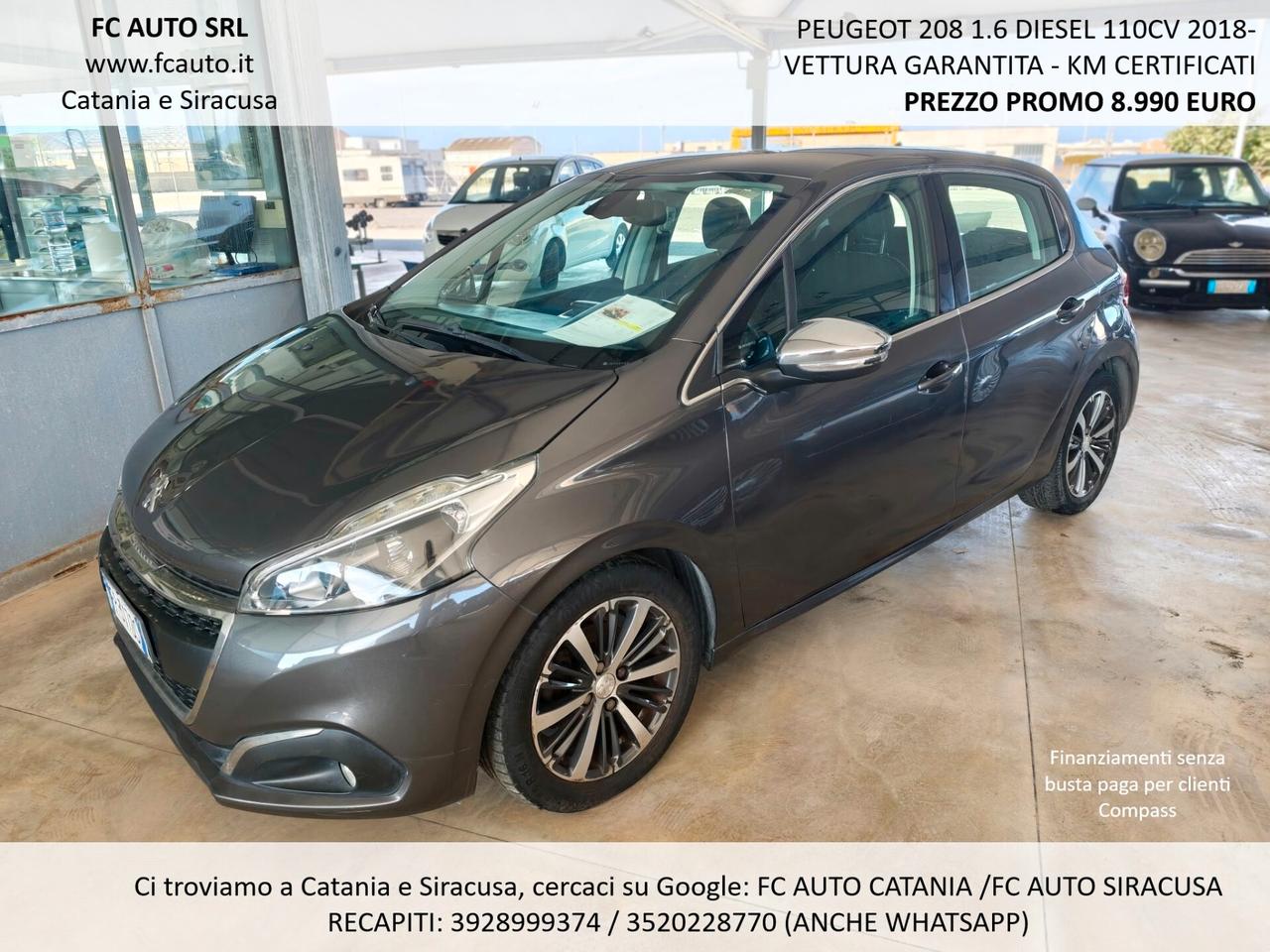 Peugeot 208 BlueHDi 100 S&S 5 porte Allure PARI AL NUOVO