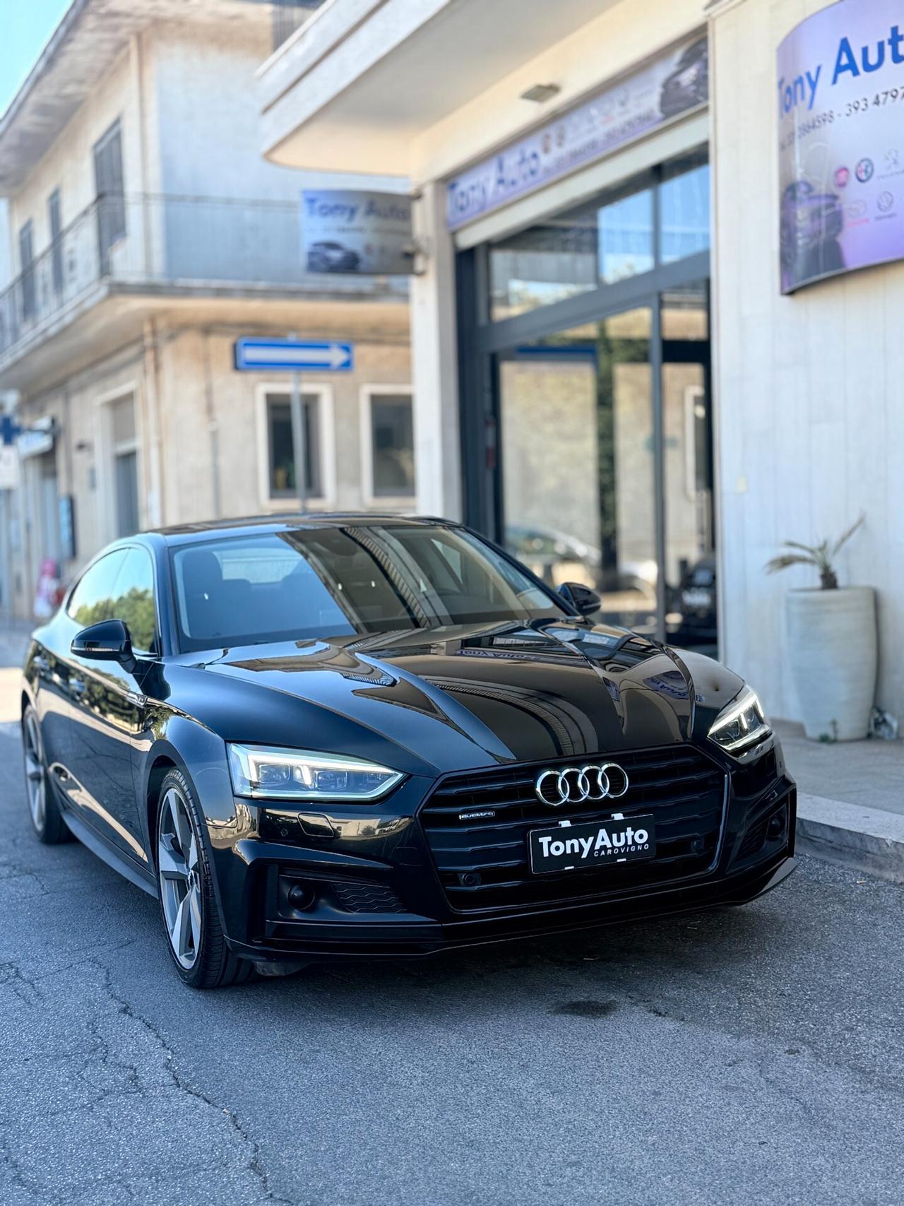 Audi A5 SPORTBACK 2.0 tdi S line edition TOTAL BLACK quattro s-tronic VIRTUAL COCKPIT,ANDROID AUTO,NAVI,APPL