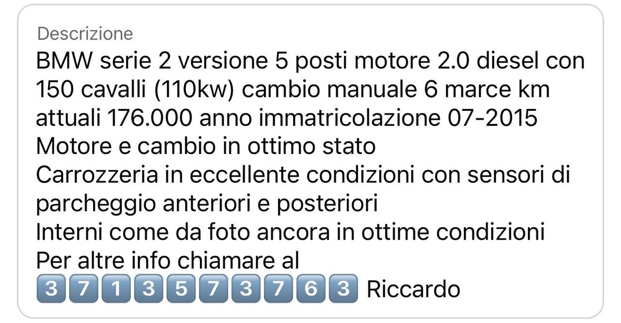 Bmw 2er Active Tourer 218d Luxury