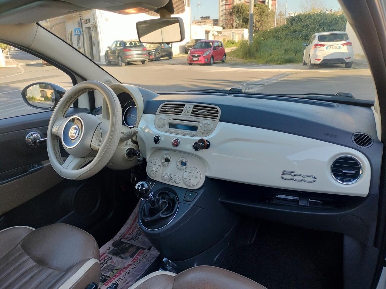 Fiat 500 1.2 collezione 98.000km pelle Frau